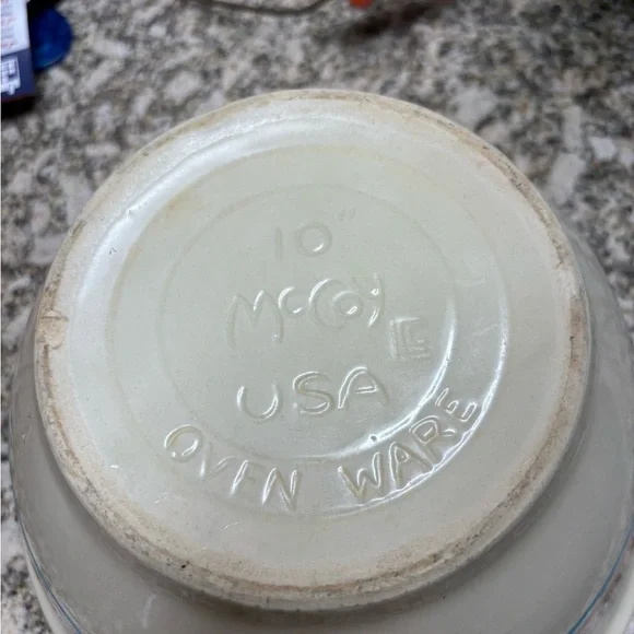 Striped Ceramic Mixing Bowl - Picture 2 of 2